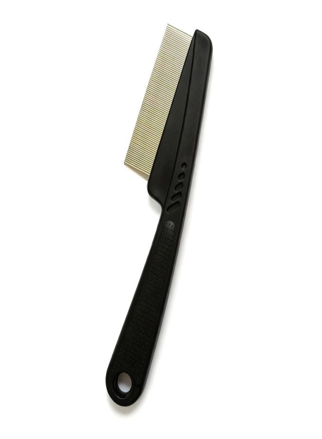 كايي مشط KEAIYYJ للبراغيث للقطط والكلاب، لإزالة القمل والقشرة والقراد، فرشاة ذات أسنان دقيقة (أسود) - Image 1